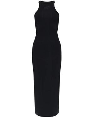 Vetements Kleid Mit Logo-Verzierung - Schwarz
