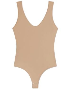 Agolde Tora Bodysuit - Natural