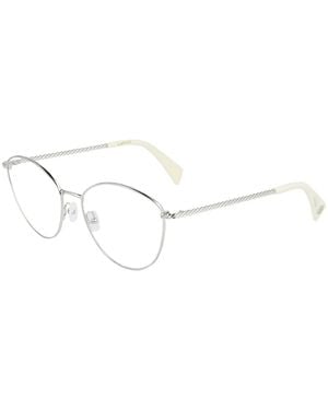 Lanvin Bril Met Rond Montuur - Wit