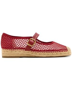 Sam Edelman Mackie Mary Jane Espadrilles - Red