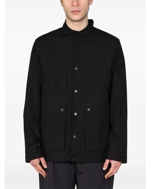 Monobi Chaqueta con botones de presión - Negro