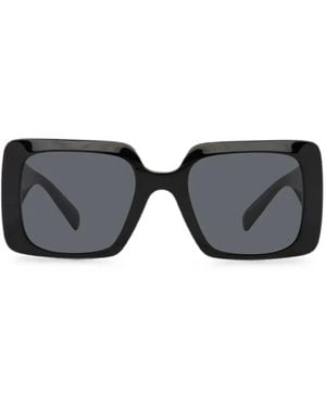Versace Medusa Biggie Square-Frame Sunglasses - Black
