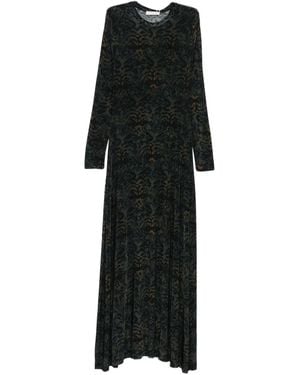 Ulla Johnson Printed Jersey Dress - Black