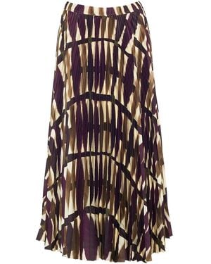 Cara Cara Jupe Vienna À Coupe Longue - Blanc