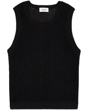 Laneus Knitted Vest - Black