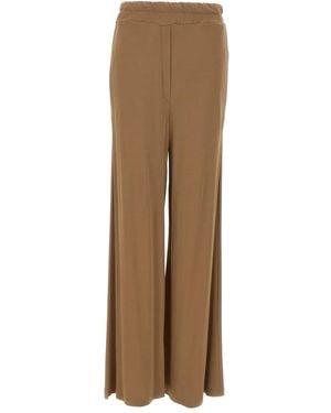Kaos Pantaloni Dritti Con Vita Elasticizzata - Neutro