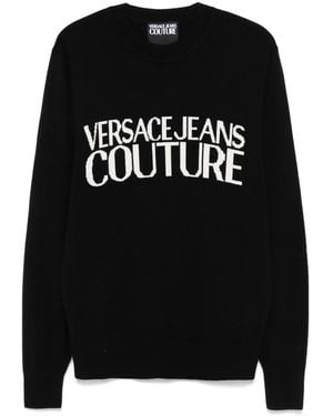 Versace Jeans Couture ロゴ プルオーバー - ブラック