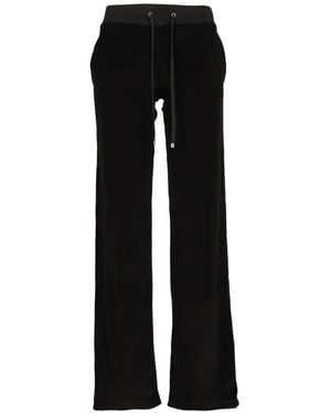 604SERVICE Cross-Charm Track Pants - Black