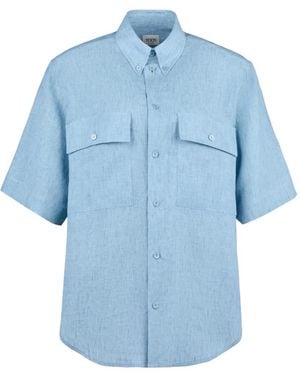 Tod's Short-Sleeved Shirt - Blue