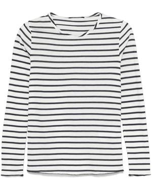 Luisa Cerano Striped T-Shirt - Grey