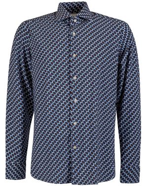 GHIRARDELLI NEXT Patterned Button Shirt - Blue