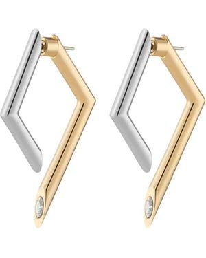 DEMARSON New York Boucles D'Oreilles Yana - Métallisé