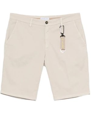 Manuel Ritz Chino Twill Shorts - White