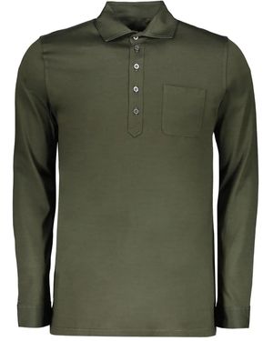 Moorer Cotton polo shirt - Grün