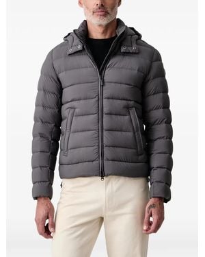 Colmar Quilted Hooded Jacket - Gray