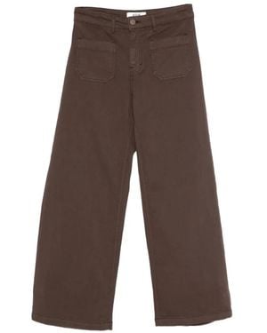 Five Jeans Lucia Hose Mit Weitem Bein - Braun