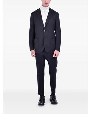 Dell'Oglio Single-Breasted Blazer - Blue