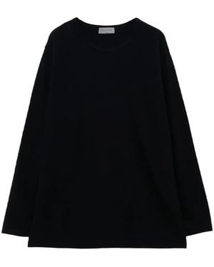 Yohji Yamamoto Long-Sleeve Jumper - Black