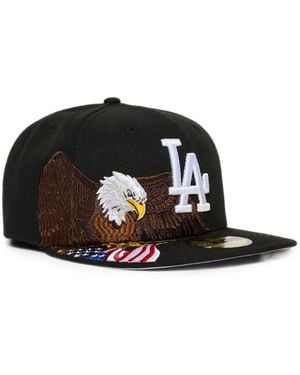 KTZ Eagle-Embroidered Cap - Black