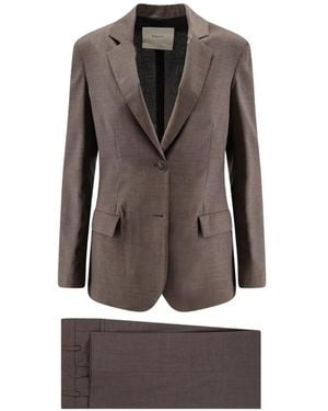 Hevò Frigole Single-Breasted Suit - Grey