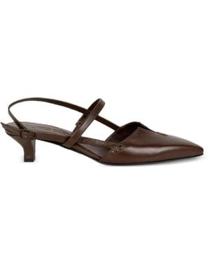 Pomme D ́Or T-Strap Sandals - White
