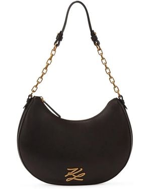 KARL LAGERFELD K/Autograph Shoulder Bag - Black