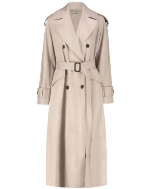 DR. HOPE Trench Ceinturé À Boutonnière Croisée - Natural
