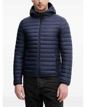 Benetton Doudoune À Capuche - Blue