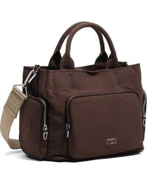 Bimba Y Lola Large Pocket Cross Body Bag - Brown
