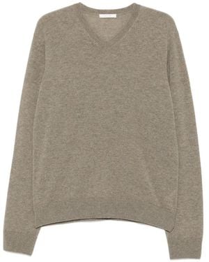 The Row Thamm Pullover Mit V-Ausschnitt - Natur