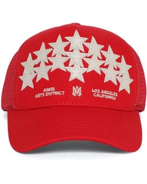 Amiri Stars Trucker Cap - Red