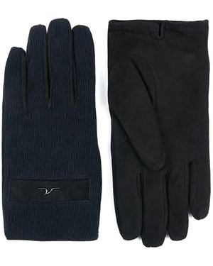 Paul & Shark Corduroy Gloves - Black