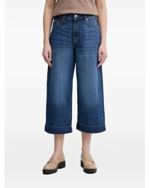 Benetton Faded Turn-Up Jeans - Blue