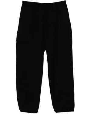 Yohji Yamamoto Gabardine Pocket Trousers - Black