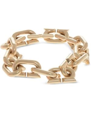 Ferragamo Collar Grande De Cadena - Metálico