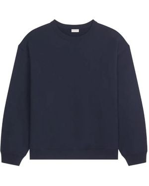 Dries Van Noten Oversized Cotton Sweatshirt - Blue