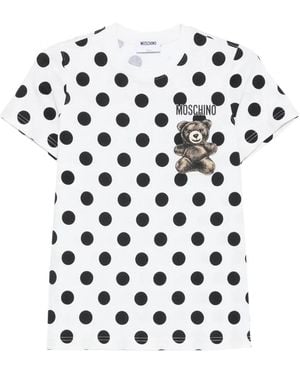 Moschino ポルカドット Tシャツ - ホワイト