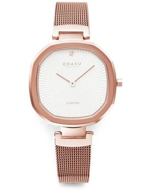 Obaku Brilliant 32Mm Watch - White