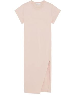 IRO Robe Mi-Longue Litonya À Manches Courtes - Pink