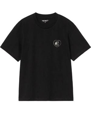 Carhartt T-Shirt Hearts Of Hartts - Nero