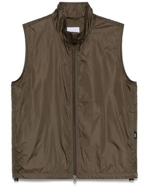 Aspesi Technical Zipped-Up Gilet - Green