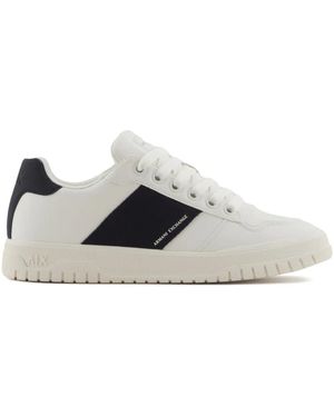 ARMANI EXCHANGE Sneakers Mit Logo - Weiß