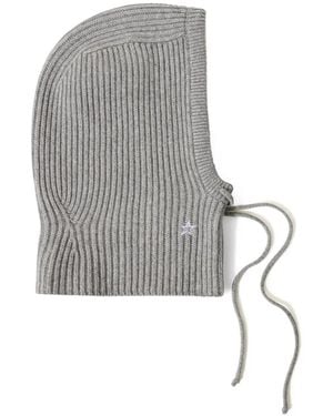 Perfect Moment Wool & Cashmere Cable-Knit Hood - Grey