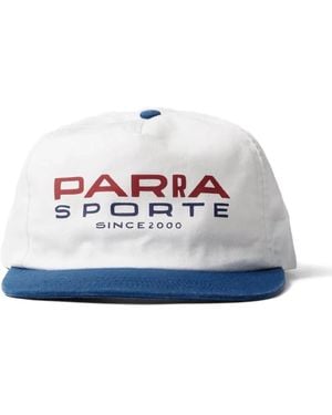 by Parra Logo-Print Five-Panel Hat - White