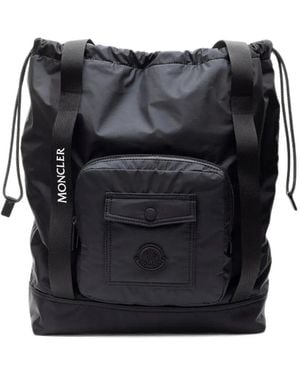 Moncler Sac À Dos Makaio À Logo Imprimé - Black