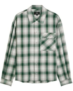 Represent Plaid Cotton Shirt - Green