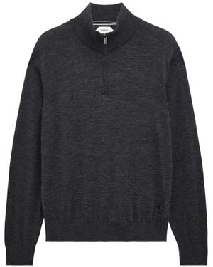 Pringle of Scotland Pullover mit kurzem Reißverschluss - Blau