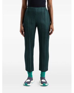 Pleats Please Issey Miyake Pantalon Thicker Bottoms 2 À Plis - Blue