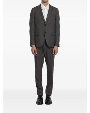 Lardini シングルスーツ - ブラック