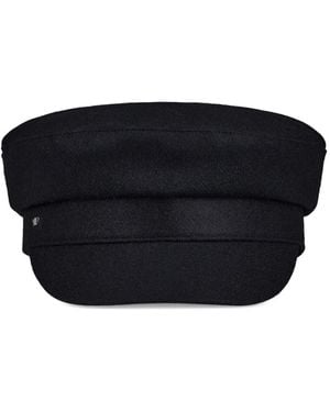 Weekend by Maxmara Logo-plaque beret - Negro